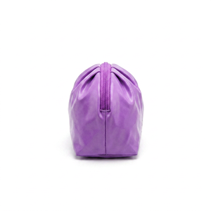 RootsMen Purple Nylon Cosmetic <b>Bag</b> Medium Size Zipper Closure Water Resistant Simple Letter Pattern - Product Image 2