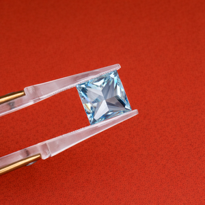 Diamant de laboratoire bleu fantaisie taille princesse 4.0 CT, VS1-VS2, avec certificat IGI, pour bijoux personnalisés – Meilleures ventes - Product Image 2