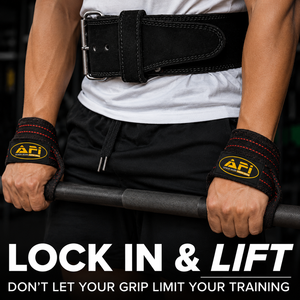 AERO AFI-5490 Custom Logo Heavy-Duty Cotton Leather High Stretch Figure 8 <b>Lifting</b> <b>Straps</b> <b>for</b> Gym Fitness Training Weight <b>Lifting</b> - Product Image 3
