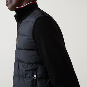 Nuevo Diseño Chaqueta Cárdigan de Invierno para Hombre Azul Marino con Cierre Frontal de Cremallera, Puños Acanalados, Resistente al Viento, Transpirable y Personalizable - Product Image 5