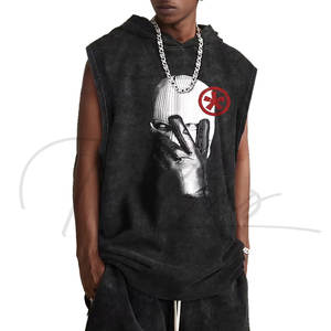 Sudaderas sin Mangas para Hombre, Transpirables, de Algodón, con Logotipo Personalizado, Sudaderas sin Mangas de Alta Calidad para Hombre - Product Image 2