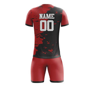 Vente flash - Tenues de sport pour hommes 100% polyester, personnalisables avec votre numéro et votre nom, ensemble sportif OEM - Product Image 4