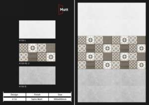 กระเบื้องพอร์ซเลนเคลือบด้านแบบรีไฟน์ ขนาด 12x24 นิ้ว ออกแบบสำหรับตกแต่งภายในสไตล์โมเดิร์น ทนทาน กันลื่น ป้องกันรอยขีดข่วน - Product Image 3