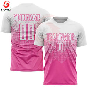 เสื้อฟุตบอลซับลิเมชั่นคุณภาพสูง ปรับแต่งชื่อทีมและหมายเลขได้ เสื้อฟุตบอลระบายอากาศดี ชุดกีฬา ขายส่งจากผู้ผลิต - Product Image 5