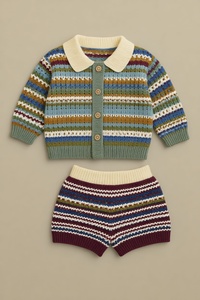 Conjunto de Ropa de Bebé Suave, Tejido de Punto, Atuendo Invernal para Bebés, Tela Cálida y Cómoda, Conjunto de Regalo para Recién Nacidos, Producción Personalizada - Product Image 5