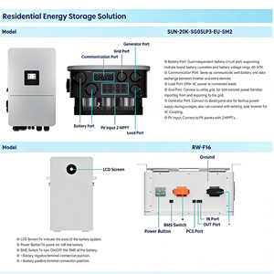 Sistem Baterai Surya Deye 16kWh 6000 Siklus RW-F16 LiFePO4 IP20 Penjualan Terlaris Baterai Tegangan Rendah Pengiriman Cepat - Product Image 6