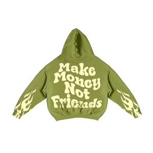 Fabricant Survêtement personnalisé survêtement imprimé bouffant uni survêtement polaire coton tech ensembles 2 pièces sweat à capuche et pantalon de survêtement - Product Image 2