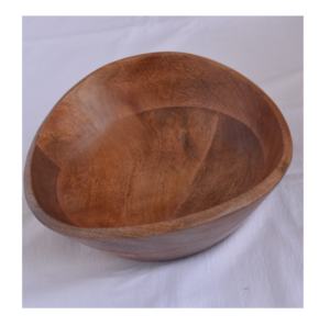 Cuenco multiusos de madera maciza hecho a mano pulido desechable desayuno aperitivos sopa ensaladera cuencos para uso doméstico en la cocina - Product Image 4