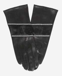 Leather <b>Touchscreen</b> <b>Gloves</b> Wrist Length Breathable Plain Style Thermal Warmth Casual Winter Use Unlined Black - Product Image 5