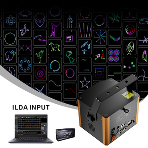 SHEHDS Animation Laser Light 6W <b>RGB</b> Projector for Stage DJ Disco Show with APP DMX ILDA <b>Control</b> - Product Image 3