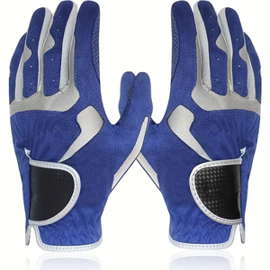 Gants de golf antidérapants confortables en cuir de chèvre Cabretta véritable avec fermeture à pression - Product Image 1