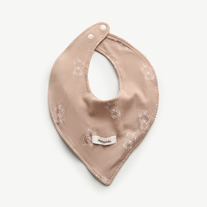 Babero Triangular Unisex para Bebé con Estampado de Oso, Modal y Spandex, Sin Mangas, Cierre a Presión, Recién Nacido, ODM Vietnam - Product Image 2