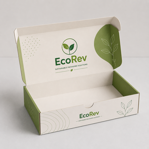 Caja de Papel Kraft Autoarmable EcoRev, Rectangular, Reciclable y Ecológica para Cosméticos, Cuidado Personal, Regalos y Manualidades - Product Image 3