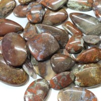Pierres cabochons ovales en agate rouge naturelle de haute qualité, pierres précieuses en vrac, certificat IGI, fabrication de bijoux