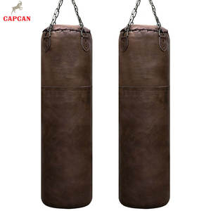 Saco de Boxeo de Cuero de Alta Calidad y Resistencia para Entrenamientos de Velocidad, Fuerza y Resistencia, Diseño Ecológico - Product Image 3