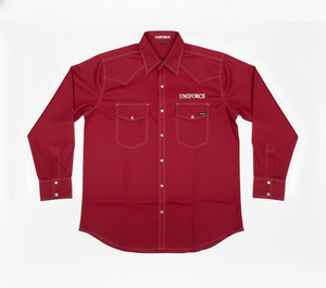 Chemise de travail pour homme personnalisée, en coton ignifuge, manches longues, surpiqûres contrastées, poches poitrine, séchage rapide, antistatique, fermeture à boutons-pression - Product Image 6