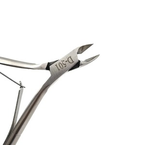 1pcs Stainless Steel <b>Cuticle</b> Nippers Nail Manicure <b>Scissors</b> Clippers Trimmer Skin Remover Pedicure Eagle Beak Pliers Wide Jaw - Product Image 1