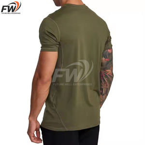 Camisetas Personalizadas para Hombre Adulto - Algodón/Fibra de Bambú de Alta Calidad, Secado Rápido y Transpirable, Opciones de Color y Logotipo Personalizados, Mejor Precio - Product Image 3