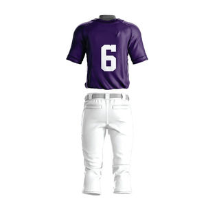 Uniformes de Béisbol Personalizados con Logotipo Sublimado en Poliéster Transpirable de la Mejor Calidad, Uniformes de Manga Corta de Secado Rápido al por Mayor para Equipos - Product Image 2