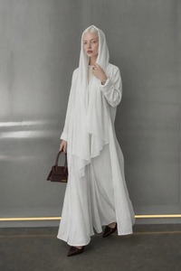 Abaya musulmane classique à manches longues, robe modeste pleine longueur pour événements islamiques, prière, Ramadan et usage quotidien – Offre spéciale - Product Image 5