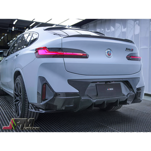 Difusor Trasero de Fibra de Carbono Estilo AE JPMCarbon de 3 Piezas para BMW F97 X3M F98 X4M LCI 2022-2025 - Product Image 3
