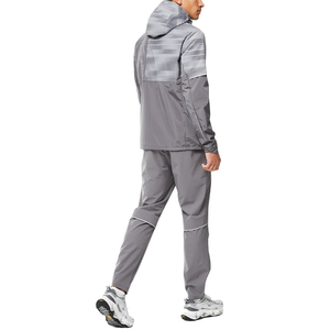 Nouvel ensemble décontracté coupe-vent deux pièces 2026 : veste légère à capuche et short unisexe personnalisé 100 % coton respirant - Product Image 2