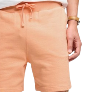 Custom <b>Men's</b> Peach <b>Shorts</b> Elastic Waist Drawstring Side Pockets Above Knee Relaxed Fit Casual Daily <b>Lounge</b> Wear Wholesale <b>Shorts</b> - Product Image 6
