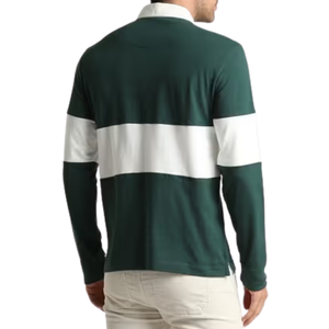 Camiseta Polo de Trabajo Unisex de Diseño Moderno, Tejida, Bordada Personalizada, Transpirable, de Manga Larga, Uniforme de Trabajo - Product Image 4