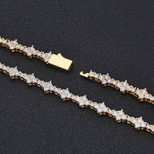 Bracelet tennis en diamant de laboratoire, argent 925, léger, diamants certifiés, style Iced Out, bijoux de luxe pour hommes et femmes, pièce maîtresse - Product Image 3