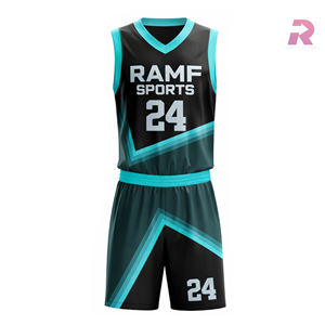 Ventes en gros de maillots de basket-ball respirants de haute qualité, sublimés, grande taille, personnalisés, 100% polyester, toutes les équipes - Product Image 1