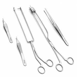 Juego de 32 Piezas de Instrumentos Quirúrgicos Manuales Reutilizables de Acero Inoxidable Alemán para Apendicectomía y Hernia, Clase I, Certificación CE - Product Image 2