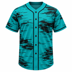 Manufacturer in Pakistan Black Solid Color Logo Softball Baseball Jersey <b>Half</b> <b>Sleeve</b> V Neck <b>T</b> <b>Shirt</b> OEM Serviced - Product Image 5