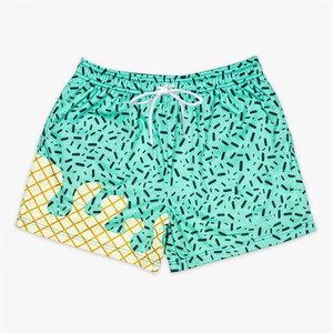 Shorts de jogging pour hommes personnalisés en toile imprimée par sublimation, coupe mi-longue, écologiques, respirants, avec cordon de serrage, haute qualité, nouveauté - Product Image 3