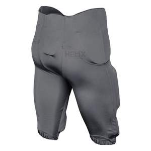 Pantalon de football gris anthracite OEM ODM avec protections intégrées, fabricant sur mesure, pantalon de sport élastique professionnel - Product Image 2