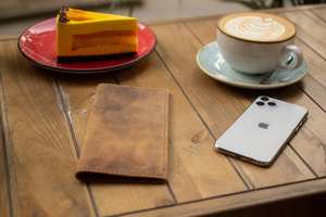 Portacontas de Cuero Genuino Hecho a Mano de Lujo al por Mayor, Presentador de Cheques para Restaurantes con Logotipo Personalizado, Suministro al por Mayor para Hoteles LBH-0202 - Product Image 4