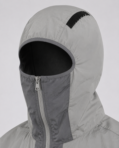 Ensemble tactique haut de gamme deux pièces : Balaclava à capuche coupe-vent en nylon Ripstop avec fermeture éclair et veste de course imperméable grande taille, vente en gros - Product Image 3