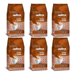 Café en grains Lavazza Crema e Aroma, qualité supérieure, nouvelle arrivée, 1 kg, café italien premium, arôme intense et onctueux - Product Image 4