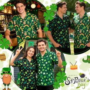 Camisa Casual de Algodón para Hombre, Manga Corta, Estampado Tropical Hawaiano, con Botones, para Playa, Verano, Colorida, Floral - Product Image 5