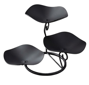 Corbeille à fruits en aluminium noir mat pour table à manger, design créatif, qualité supérieure, fabriquée en Inde - Product Image 4