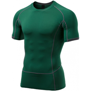 T-shirts de sport légers pour hommes en gros, à séchage rapide, à manches courtes, respirants, de compression - Product Image 5
