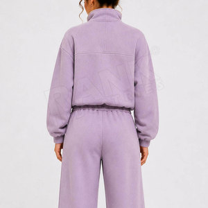 Servicio OEM, Conjuntos Deportivos de Manga Larga para Mujer, Conjuntos Deportivos de Moda para Mujer, Conjuntos Deportivos de Algodón Ajustados para Mujer - Product Image 5