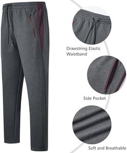 Men Tracksuit Gray Full <b>Zip</b> Stand Collar Color Blocking Side Pockets Polyester Cotton Casual Autumn Wear men tracksuit for sale - Product Image 4