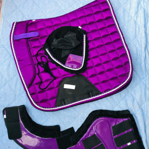 Tapis de selle d'équitation sur mesure pour dressage, vente en gros, produits équestres élégants et tendance, tapis de selle personnalisés - Product Image 6