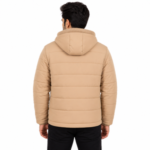 Ventes en gros de vestes matelassées pour hommes, vestes à capuche zippées, vêtements d'extérieur rembourrés, vêtements d'hiver personnalisés, USA - Product Image 3