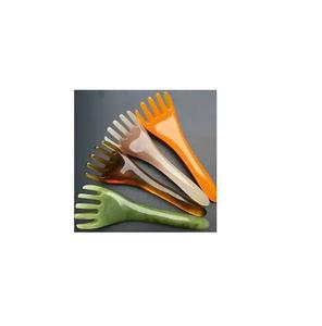 Elegante peine de masaje de resina hecho a mano para desenredar el cabello y relajar el cuero cabelludo, herramienta terapéutica - Product Image 4