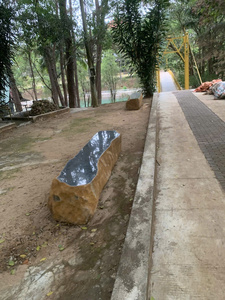 Banco de Piedra Natural con Superficie Pulida para Proyectos de Paisajismo - Product Image 4