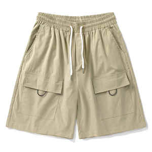 Fabricant de shorts hip hop en nylon et polyester avec poches pour hommes shorts cargo décontractés avec cordon de serrage pour hommes - Product Image 1