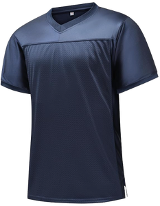 Maillot de football unisexe en mesh vierge, personnalisable, respirant, pour entraînement, uniforme sportif athlétique, séchage rapide, 100% coton - Product Image 1