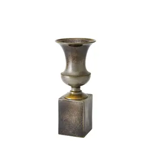 Florero de Mesa Moderno y Lujoso de Hierro Ecológico para Decoración de Villas y Resorts, Suministro Premium para Proyectos de Interiores Metálicos - Product Image 3