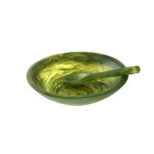 Tazón de Resina Ecológico Pulido con Logotipo Personalizado y Juego de Cucharas para Regalo Corporativo, Venta al Por Mayor, Promoción, Exportación - Product Image 1